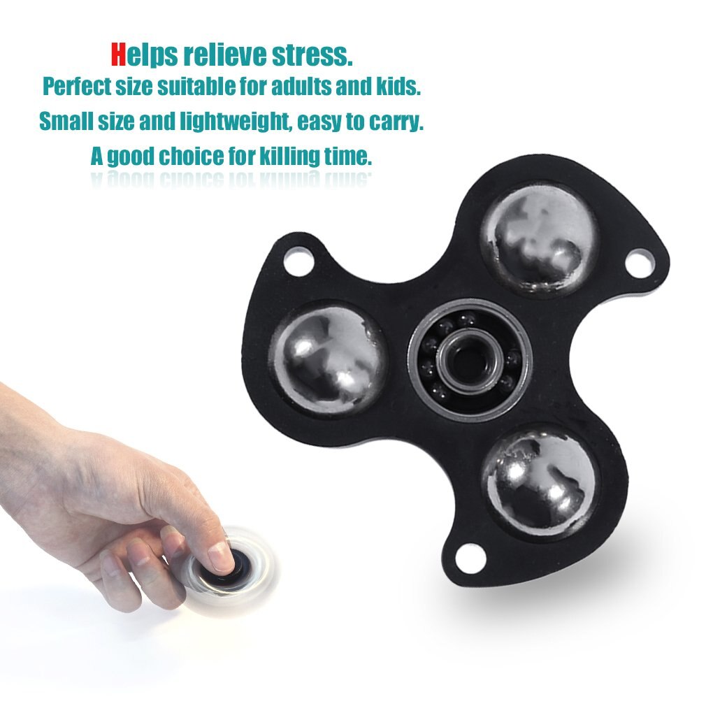 Anti-Stress Fingerspielzeug Aus Alu - 4-in-1 Schieberegler, Spinner & Ratschenmodus