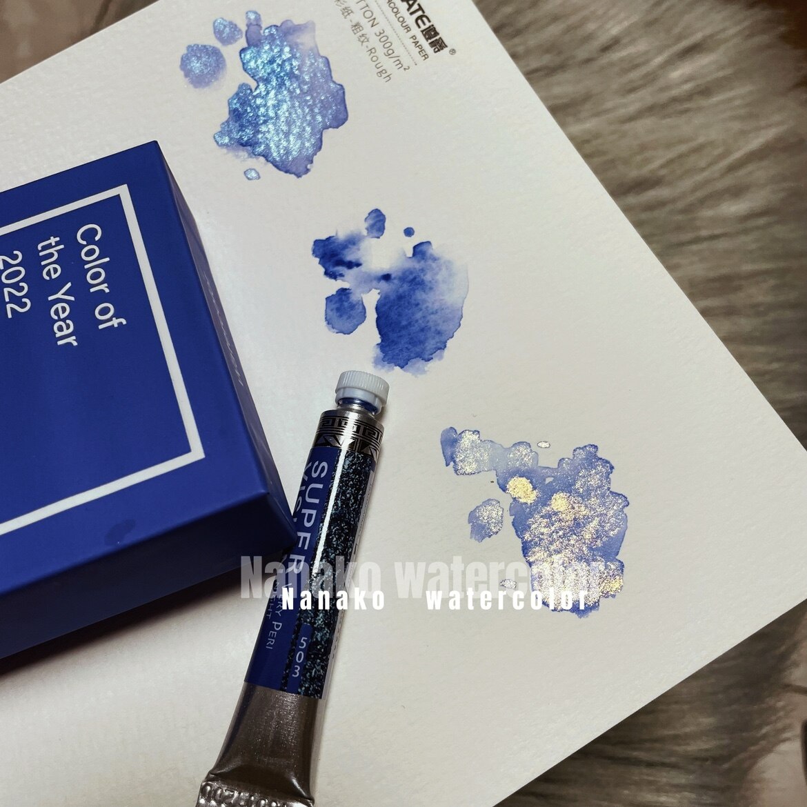 SUPER VISION color of the year 2022 watercolor paint 3 colors 0.5ml 1ml 2ml art nail supplies