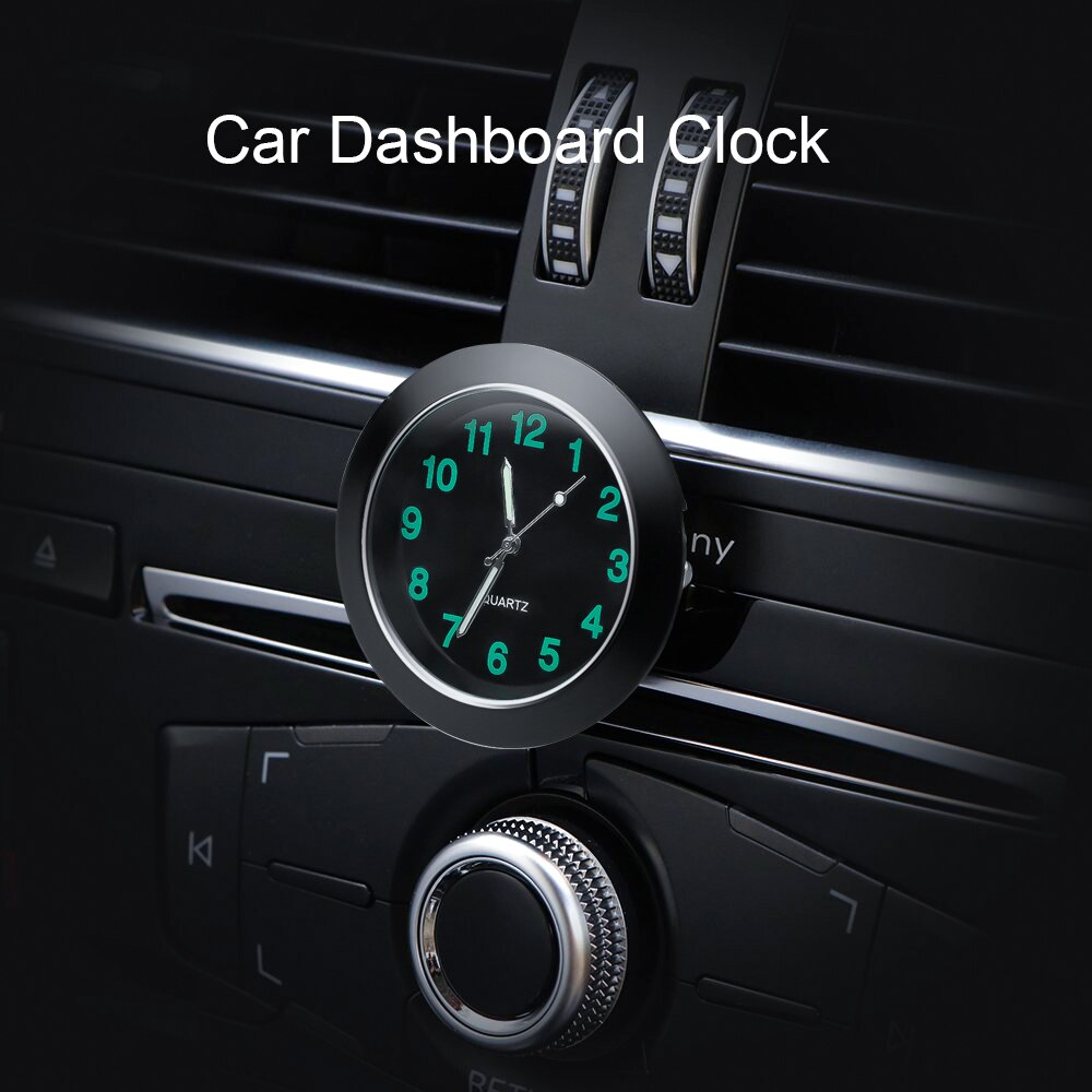Car Air Vent Luminous Quartz Clock for Ford Focus 2 3 Mondeo MK4 Mustang Edge Kuga Fiesta Ecosport Fusion C-MAX Transit Ranger
