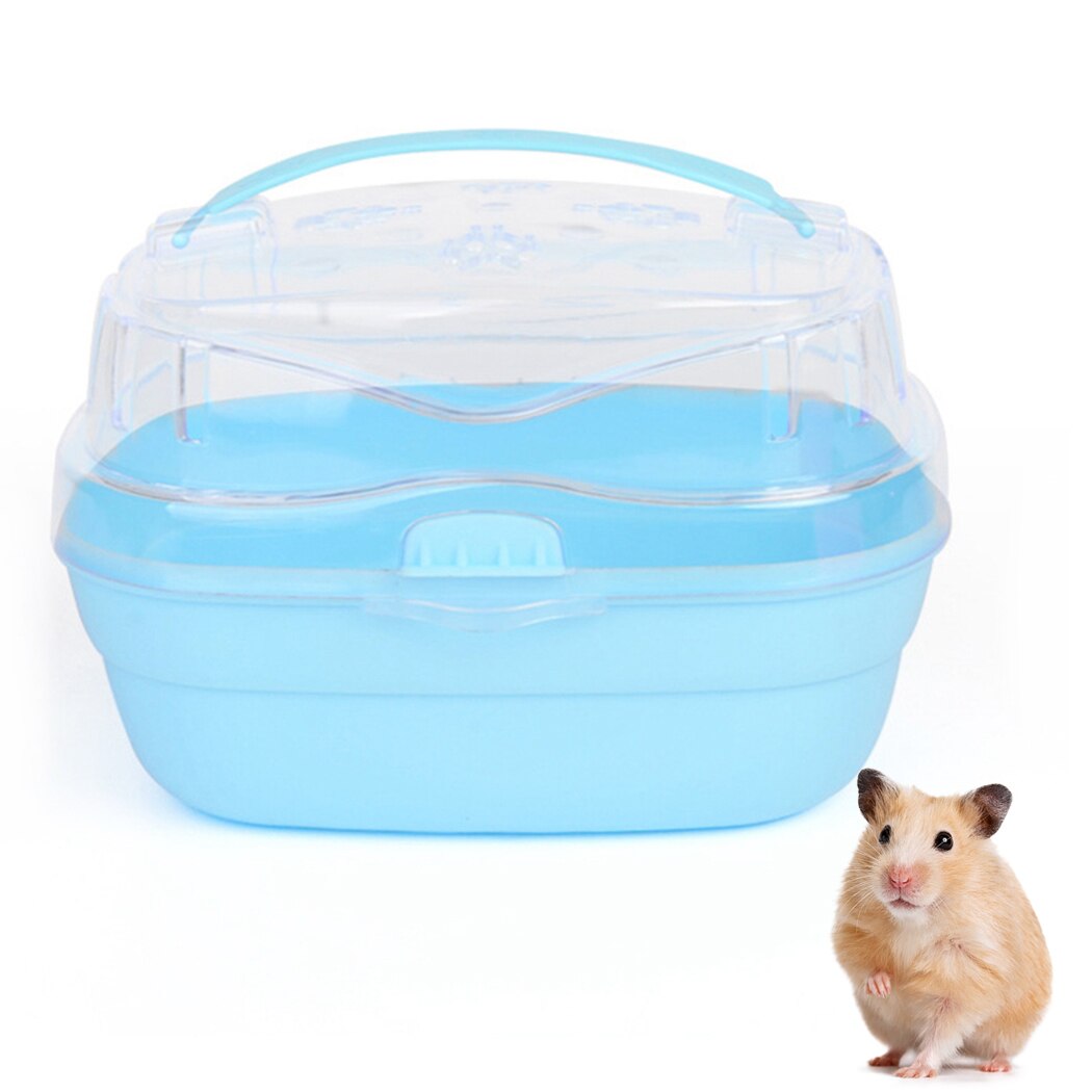View of Legendog Plastic Hamster Carrier Cage Portable Ham... - Grandado