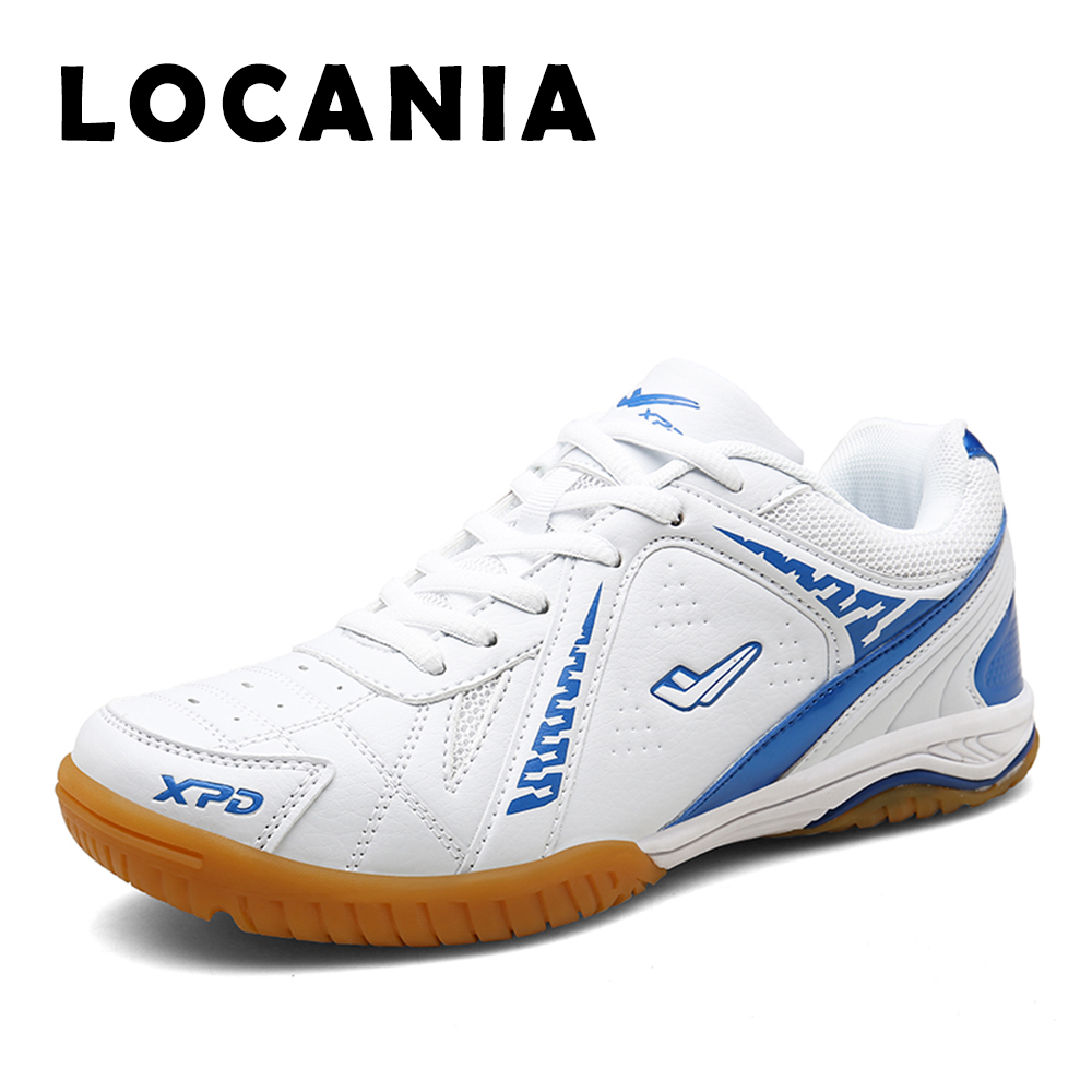 Unisex Badminton&table tenis Shoes PU Vamp Breathable Shock Absorption Antiskid Thickened Heel Support Stabilize Trainers 36-45