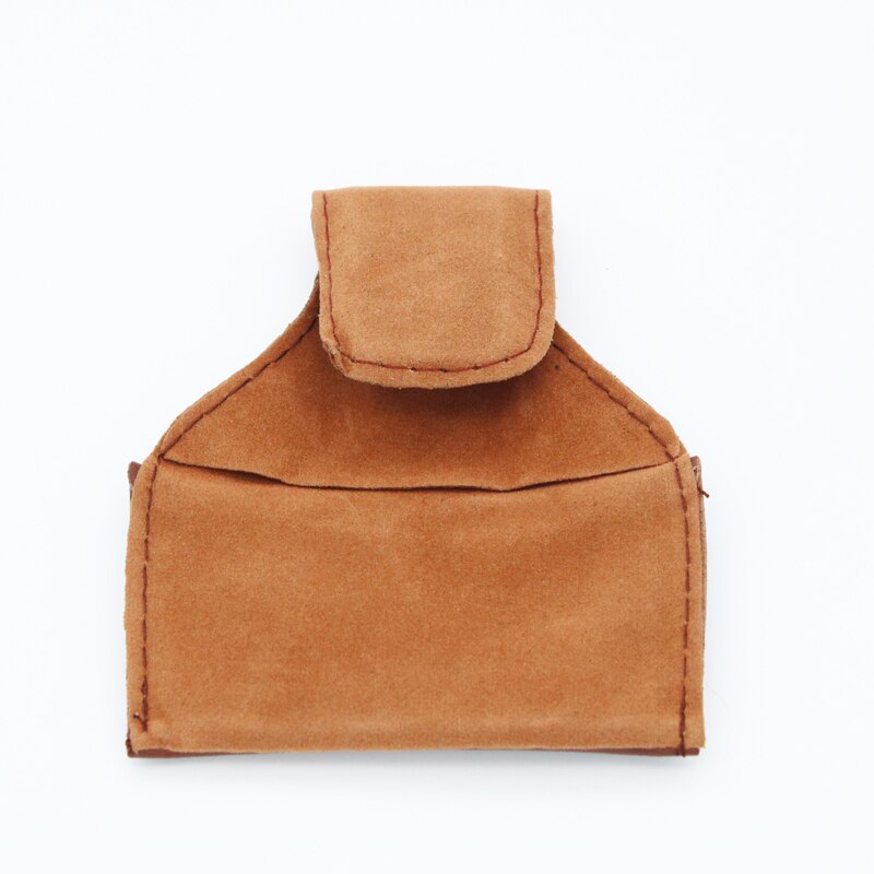 Leather PU Snooker Billiard Chalk Holder Pouch Bag Chalks Pocket