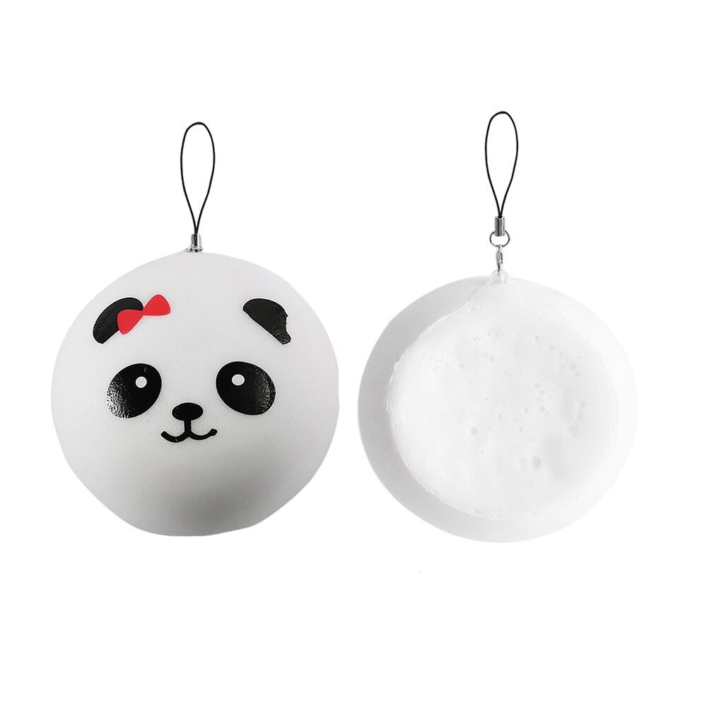 10cm draagbare, leuke, grote, squishy-speelgoed in panda-vorm, langzaam opkomend, speelgoed voor kinderen, mobiele telefoonhanger voor tassen