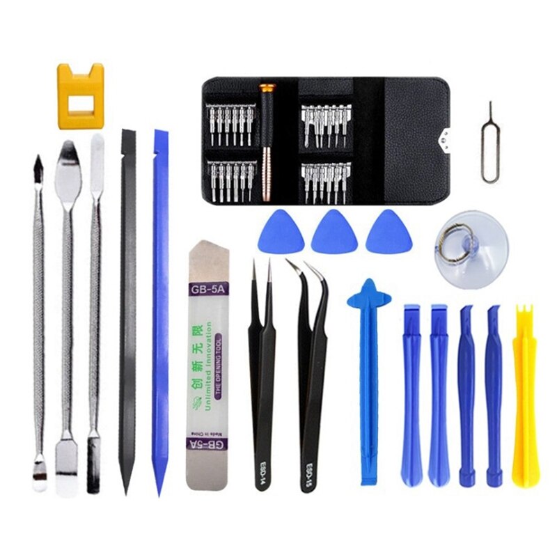 45 In 1 Opening LCD Screen Cell Phone Repair Tools Kit For Phone Laptop Watch Glasses Repair Tools Kit