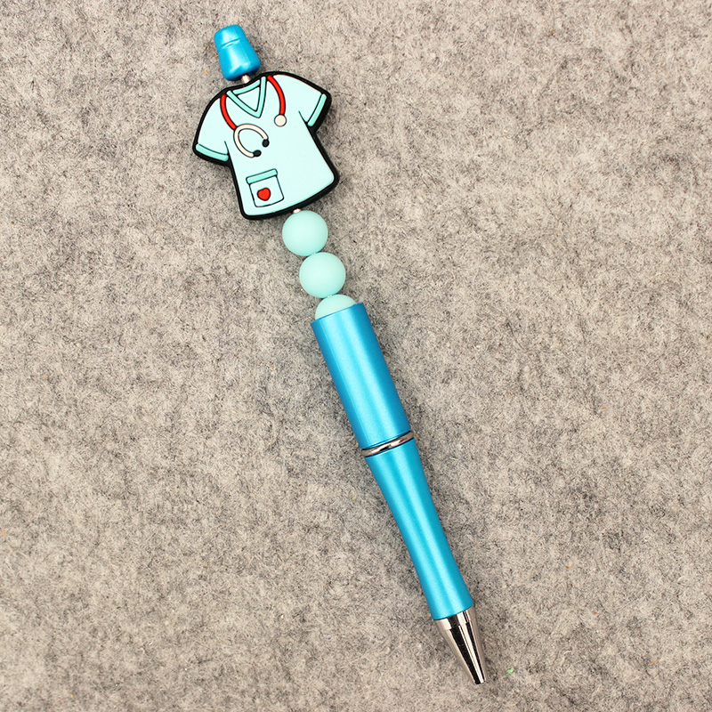 Dessin animé bricolage stylo à bille école hôpital étudiant infirmière stylo à bille: Bronzé