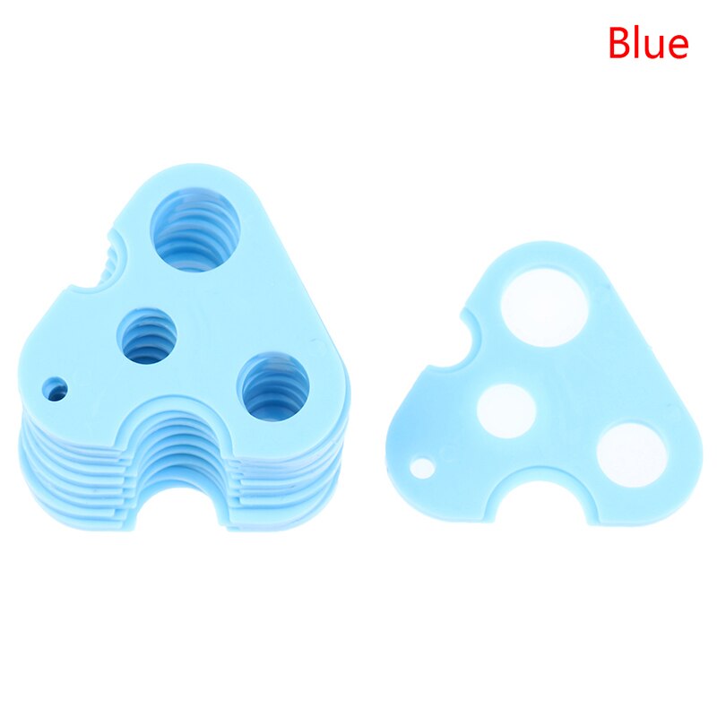 10 stuks etherische olie opener gereedschap plastic flesopeners kurkentrekker gereedschap voor hervulbare flessen: Blauw