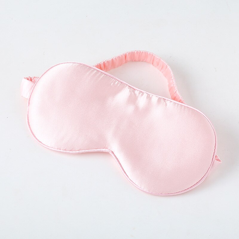 1Pcs Pure Silk Sleep Rest Eye Mask Padded Shade Cover Travel Relax Aid Blindfolds Sleep Mask