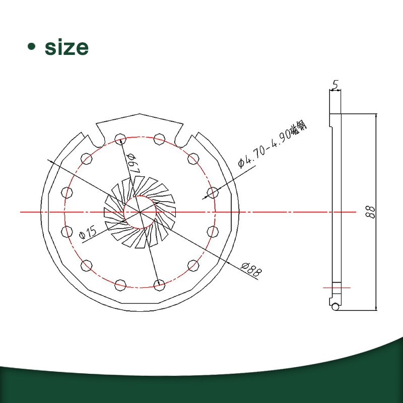 Kt  d12l pas sensor 12 magnetiske ebike deler tilbehør elektrisk sykkel pedal assistent sensor for elektrisk sykkel konverteringssett