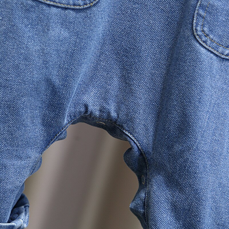 Ärmellose babykleidung, Baby-Jeans-strampler, sommer-strampler für neugeborene, mädchen, jungen, unisex, taschen-strampler, kleinkind-Overall, latzhosen-Outfits