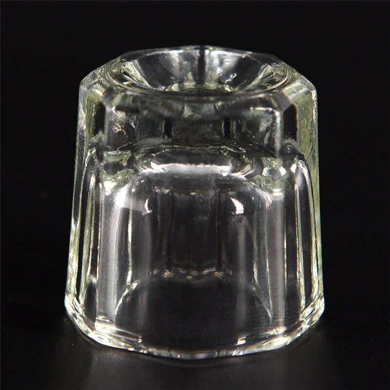 1Pcs Transparent Acrylic Liquid Glass Acrylic Powder Dappen Dish Crystal Glass Cup For Acrylic Nail Art Clear White Color
