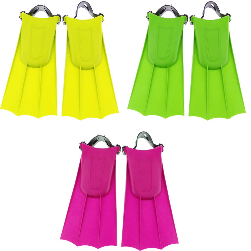 Perfect verstelbare vinnen training lange flippers duiken zwemmen snorkelen kindervinnen zwemtrainingsuitrusting: Xl groen 
