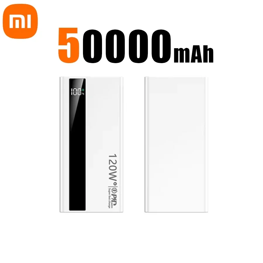 Xiaomi 500000 mah powerbank mit hoher kapazität 120w beladen, tragbarer externer akku für iphone und huawei: Multi