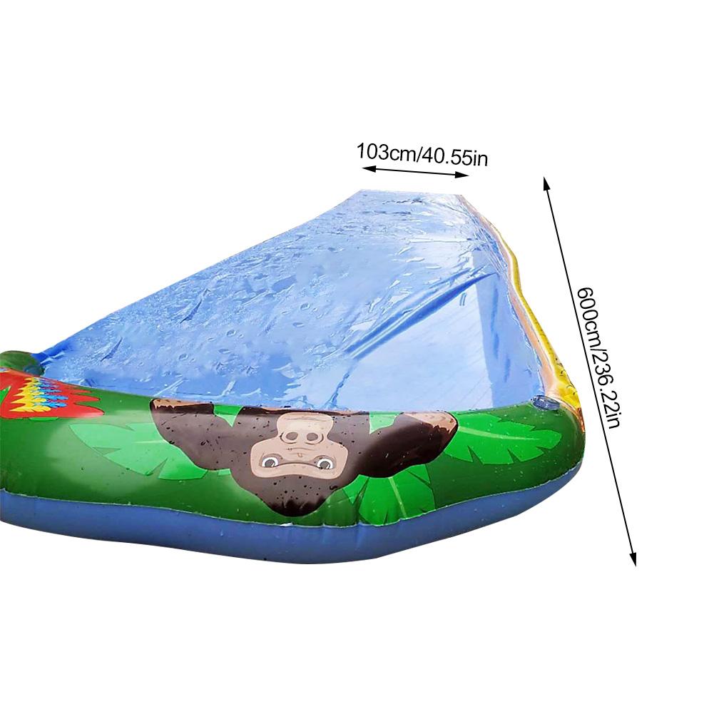 Inflatable Girl Water Slide For Kids Inflatable Water Park Outdoor Water Slides Crash Pad Backyard Boys Girls Playing
