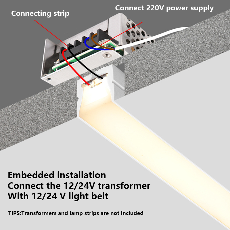 LED flexibel Neon- Seil Rohr Silikon Diffusor Kanal Einbau draussen Wasserdicht IP67 Band linear Streifen Licht WS2811 WS2812B