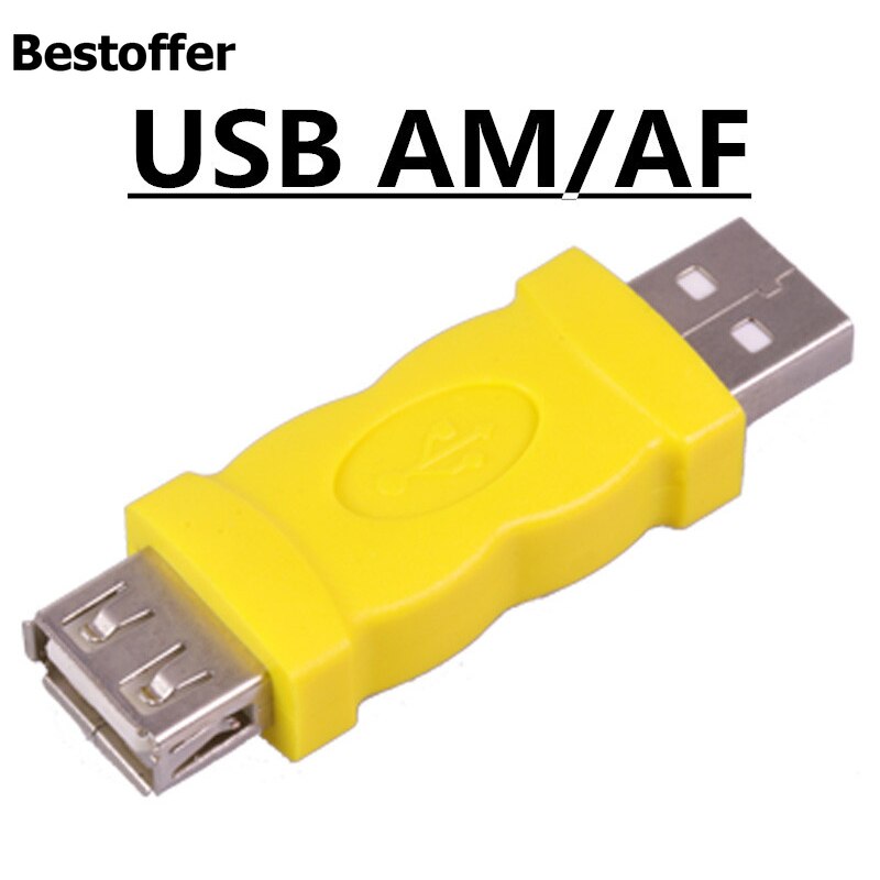 USB2.0 AM-AF AM-AM AF-AF Converter Male and Female USB Adapter: AM-AF