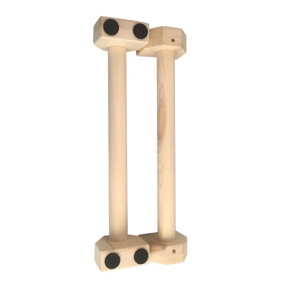 Soporte para Fitness de madera barras para entrenamiento deportivo de gimnasio pecho de entrenamiento de 50CM en forma de H