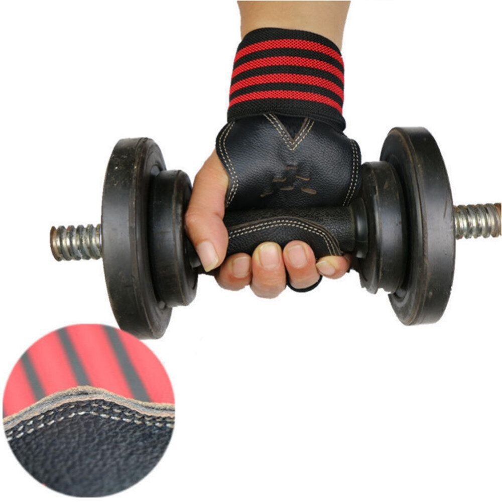 Skridsikker crossfit gym handsker vægtløftning fitness håndvægt kettlebell gym vægte vægtstang bodybuilding muskuleringsudstyr
