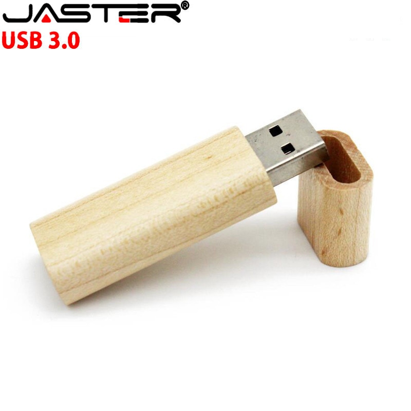 JASTER High speed USB 3.0 Wooden bamboo USB flash drive pen driver wood pendrive 4GB 8GB 16GB 32GB USB creativo personal LOGO