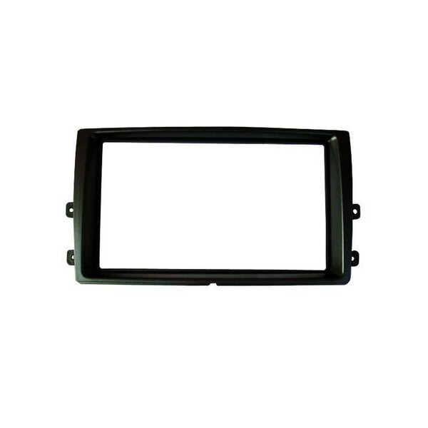 Dubbel Din Autoradio Fascia Voor Kia Forte Cerato Stereo Dash Kit Fit Installatie Trim Facia Gezicht Plate Panel Dvd frame: black