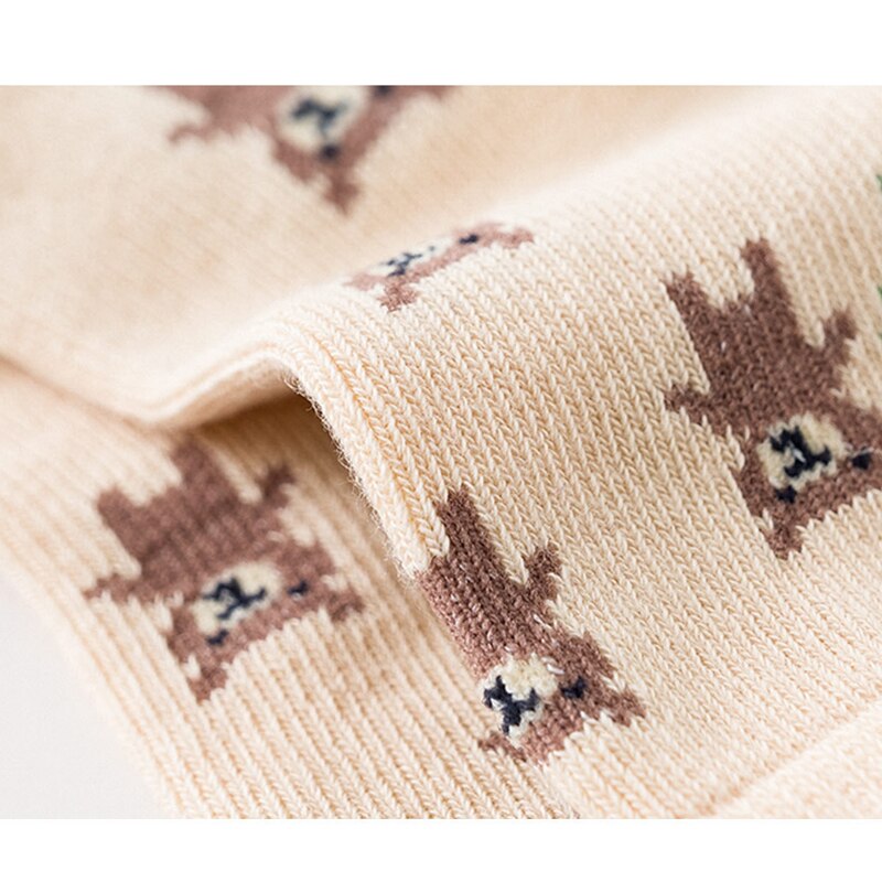 Calcetines de invierno de algodón de corte medio para niños, tallas s-xl, paquete de 3