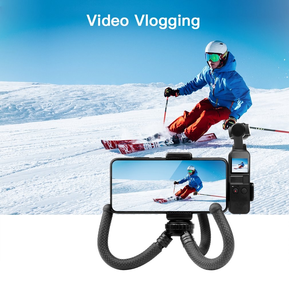 Zubehör Für DJI OSMO Tasche ULANZI OP 1 Handy Stativ Halter Halterung mit Telefon Clip Handheld Gimbal Kamera Clip