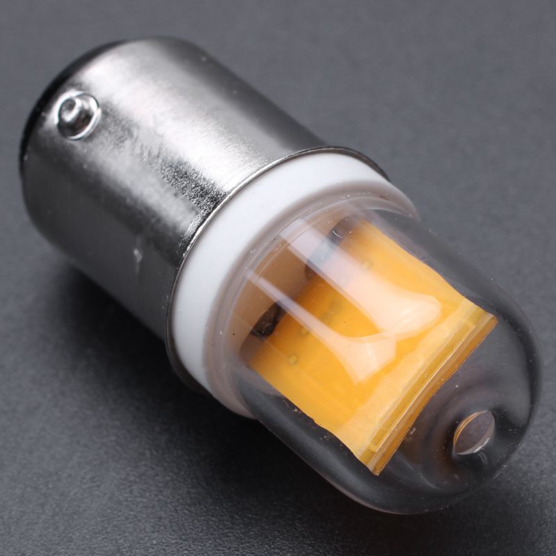 BA15D Led Light Bulb 3W 110V 220V AC Non-Dimming 300 Lumens COB 1511 Led Lamp White Warm White For Chandelier Sewing Machine