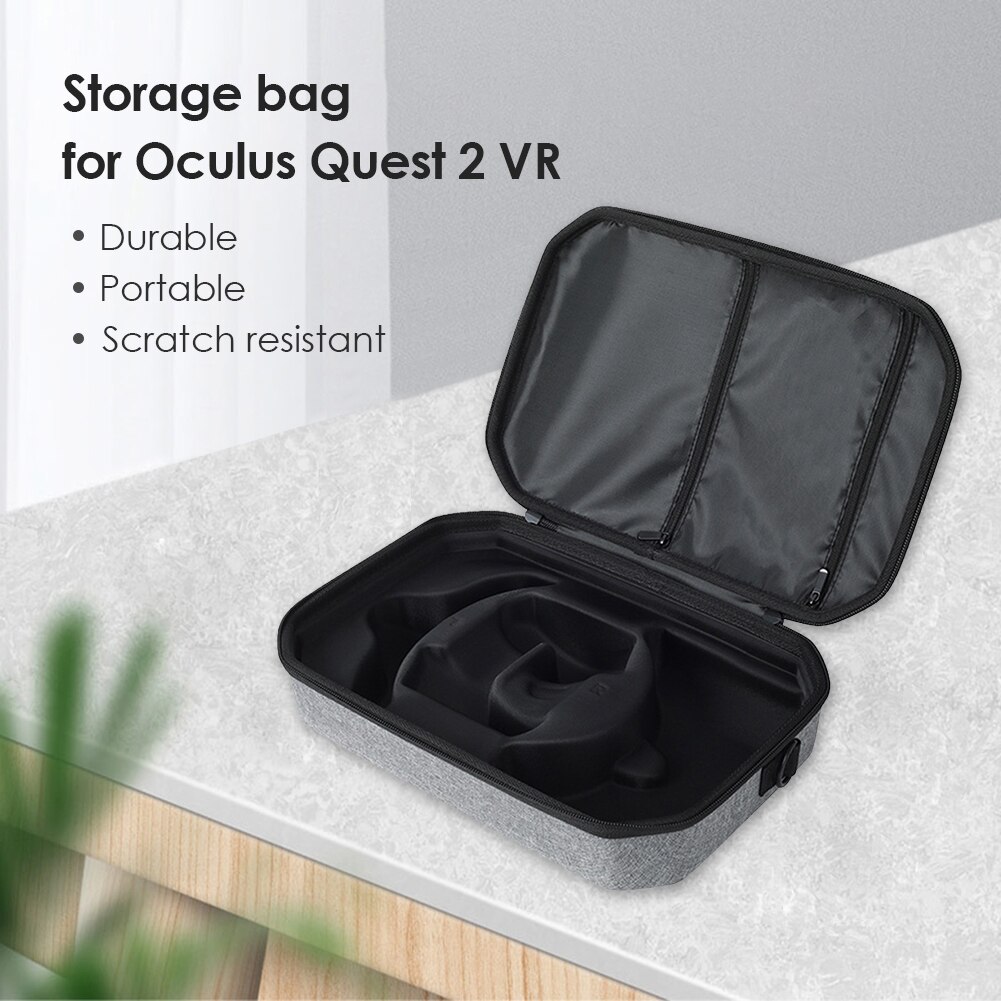 Hard Carrying Case Carrying Decor Dustproof Portable for Oculus Quest 2 Travel Storage Bag with Shoulder Strap