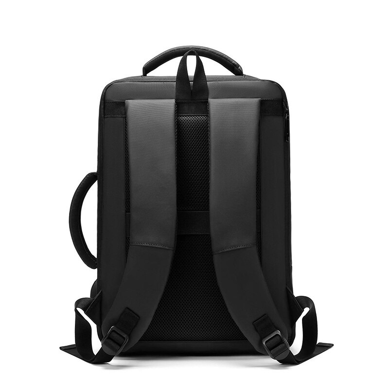 32L Mannen Zakelijke Zwarte Multi-layer Grote Capaciteit Usb Laptop Rugzak School Travel Outdoor Dagrugzak Luchtkussen Mochila