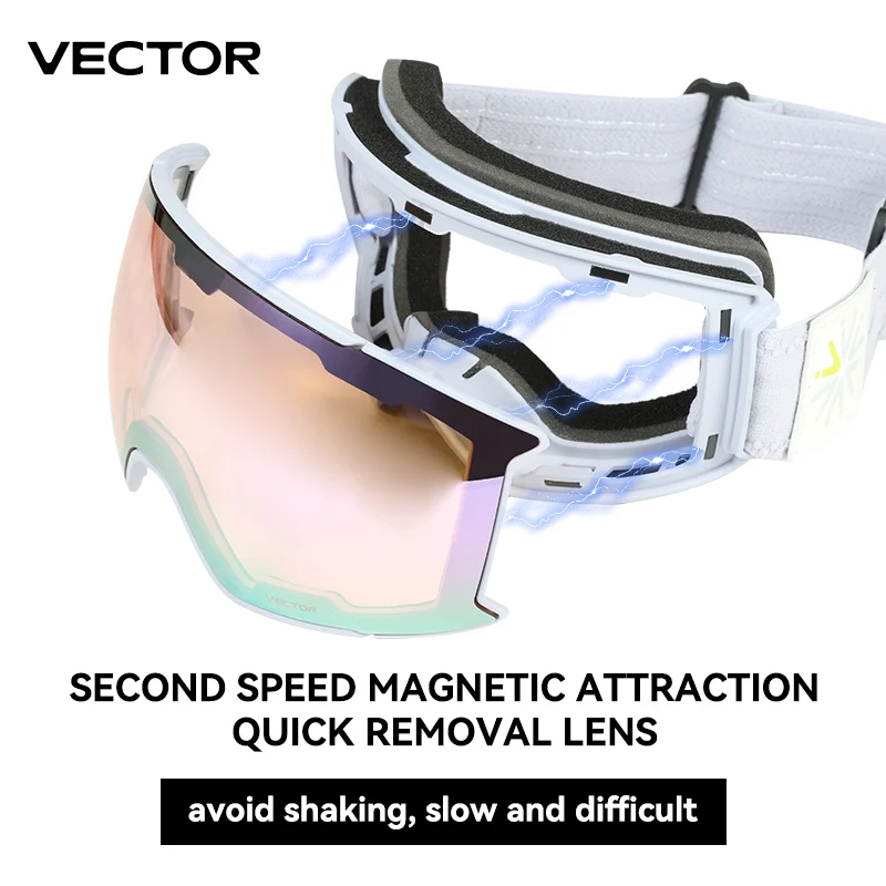 OTG Ski Goggles Snow Glasses Men UV400 Anti-fog Coatings Snowmobile Snowboard Skiing Women Sunglasses Outdoor Winter Sport