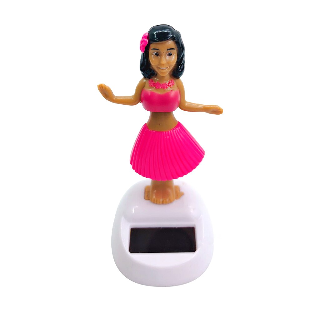 Car Decoration Dancing Doll Car Accessories Solar Power Toy Shaking Head Hawaii Swinging Animated Girl Car Ornament Car-styling: B