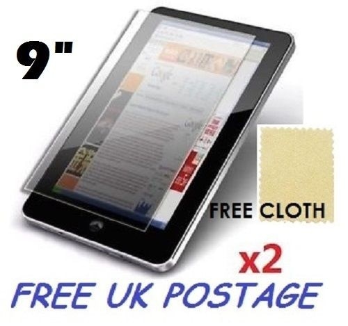 Universal Tempered Glass Screen Protector Film For Tablet 7" 8" 9" 10.1" DOM668