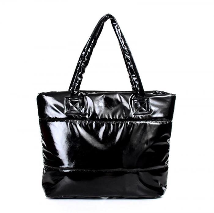 Handbag Single Shoulder Tote Women Space Pad Cotton Feather Down Bag Bucket Handbag Sac A Main Carteira Bolsa Feminina: Default Title