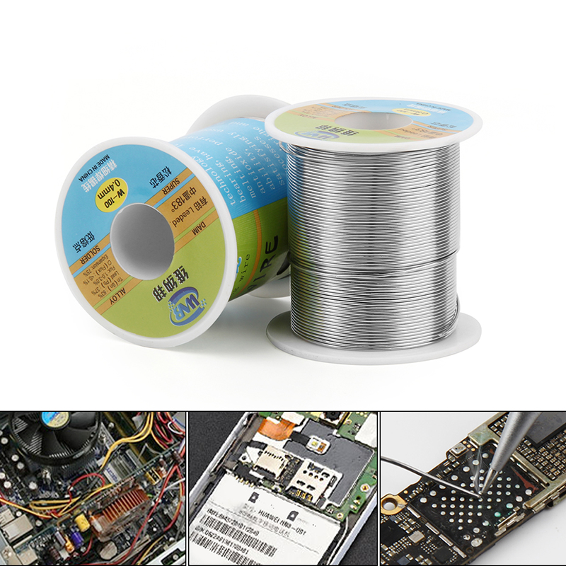 120g tinn bly kolofoniumkjerne loddetråd 0.3/0.4/0.5/0.6/0.8mm fluks 2.0%  lavt smeltepunkt sveising tinntråd loddetrådrulle