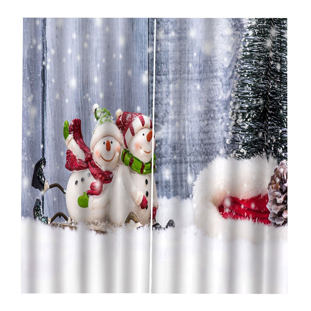 Jul 3d digitalt tryk gardin stue abstrakt baggrund ramme grænser børn gardiner mørk taupe: E
