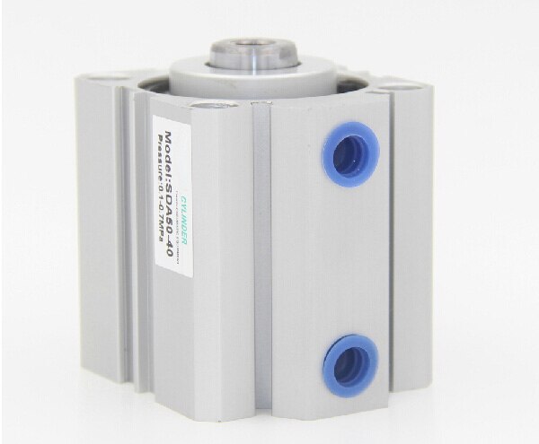 12mm bore 50mm stroke double acting valve actuator cylinder pneumatic SDA12-50 compact air cylinders