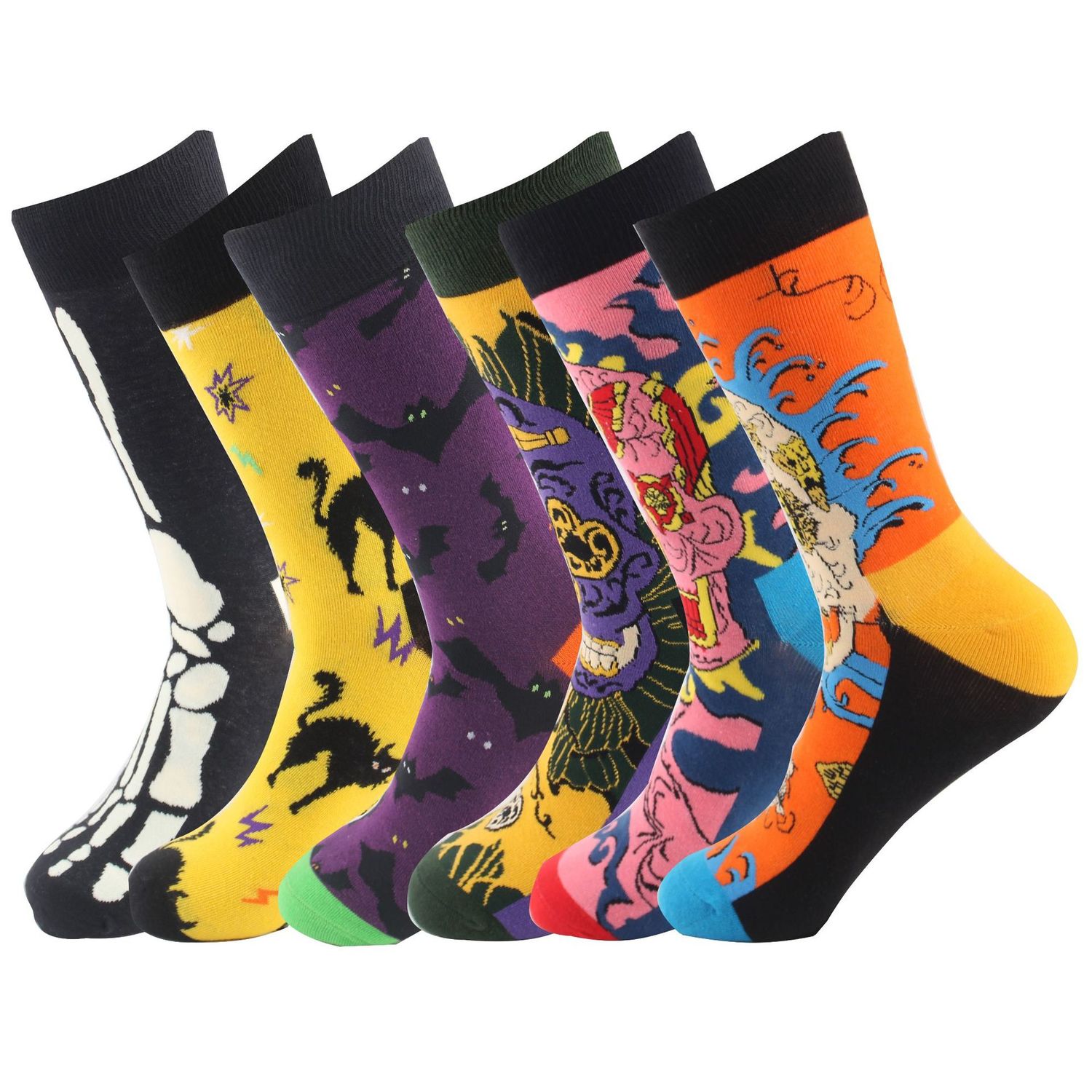 Newly Men Socks Cotton Casual Personality Hip Hop Streetwear Happy Socks for Men Brand