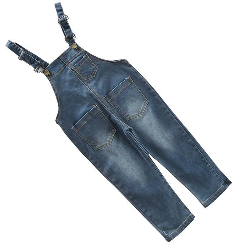 Vår høst jumpsuit for jenter barn dongeribukser baby girl overall tenåringer jenter jeans overall klær barn jumpsuit  t148
