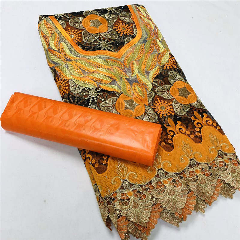 Guinea Brocade Fabric cotton Bazin Riche African Bazin Riche Fabric Top 2.5+2.5 yards
