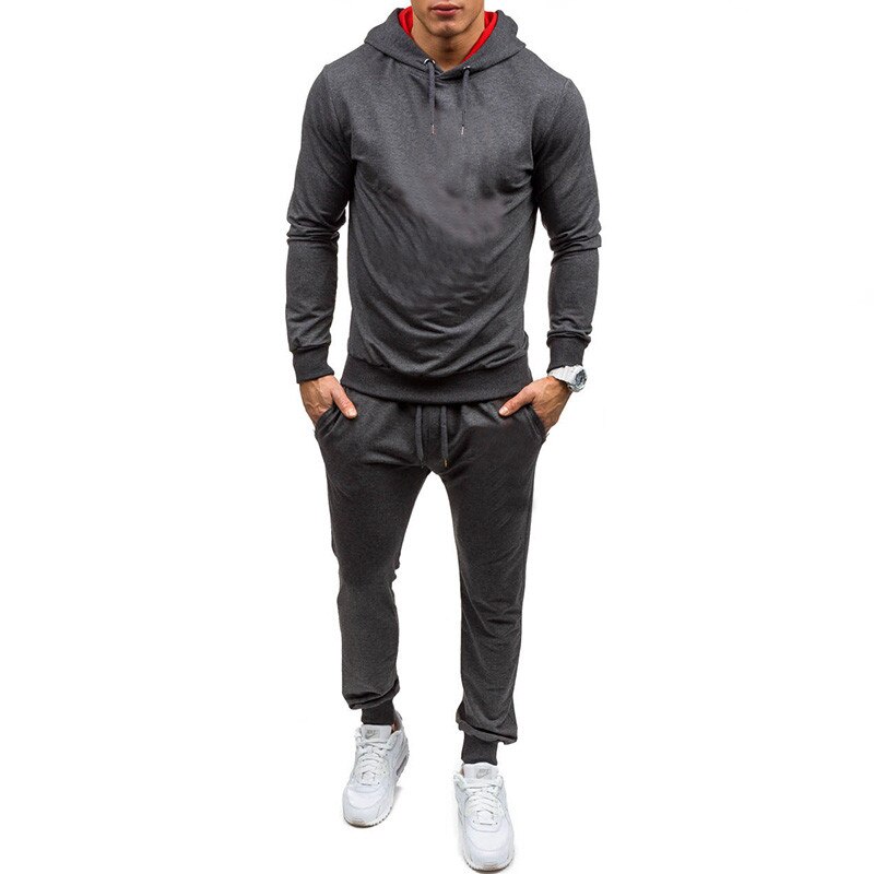sport pak mannen winter running jogging fitness sportkleding mannen casual sport hoodie pak