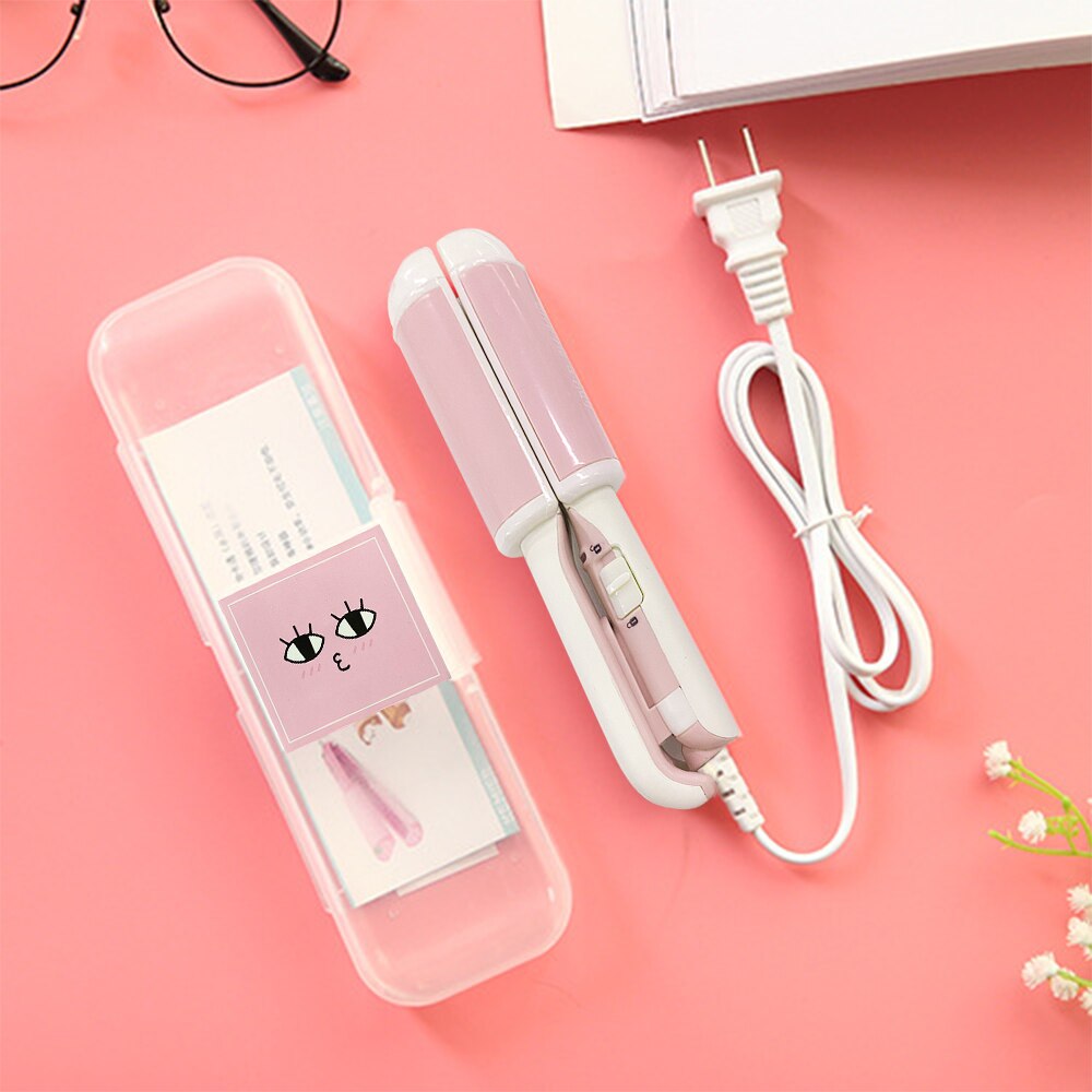 Mini Cartoon Electric Splint Straight Rolling Dual-purpose Hair Perm Curling Stick Child Kids Hair Straightening Board