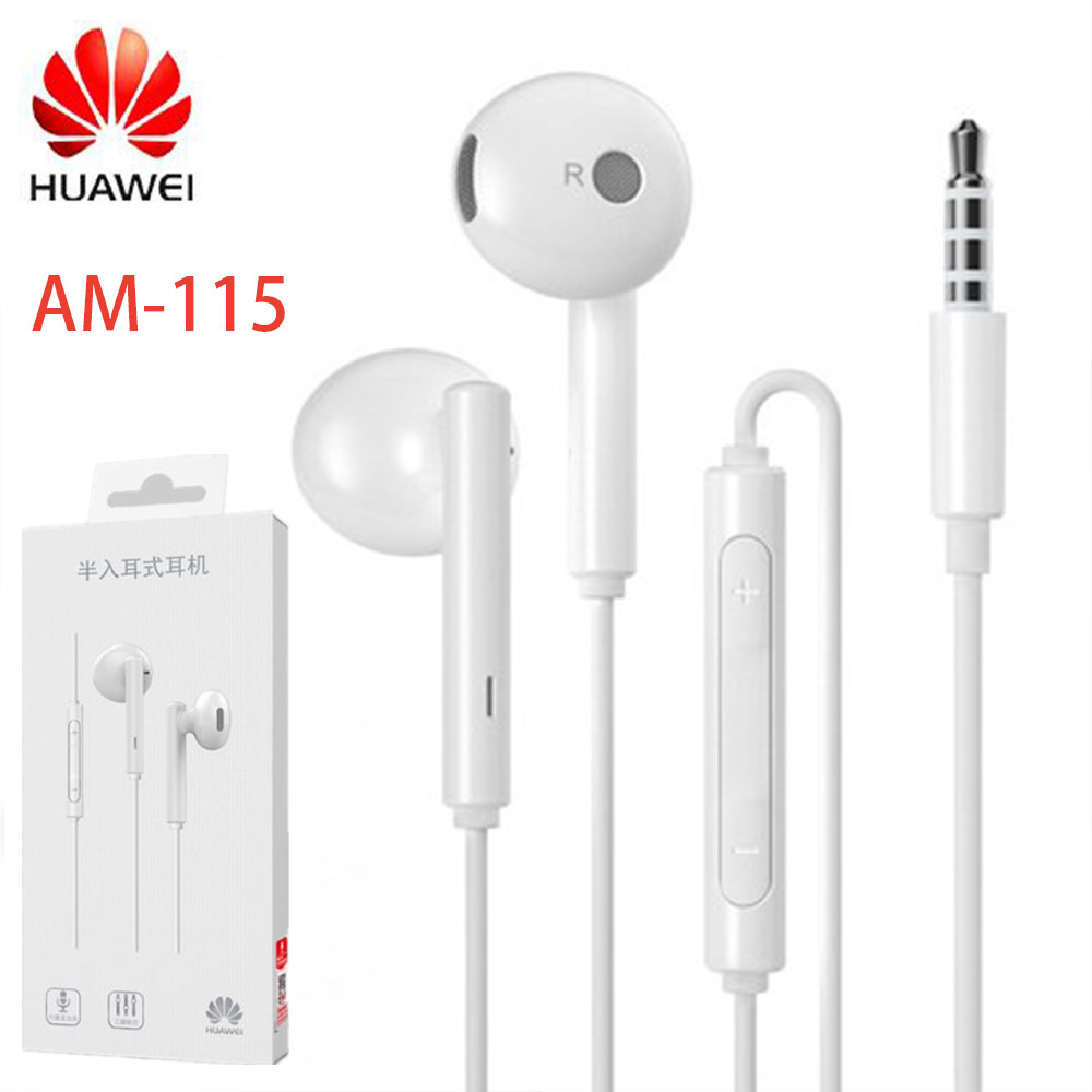 Original Huawei bin115 Kopfhörer Metall Mit Mikrofon Volumen Kontrolle Für HUAWEI P7 P8 P9 Lite P10 Plus Honor 5X 6X Kamerad 7 8 9