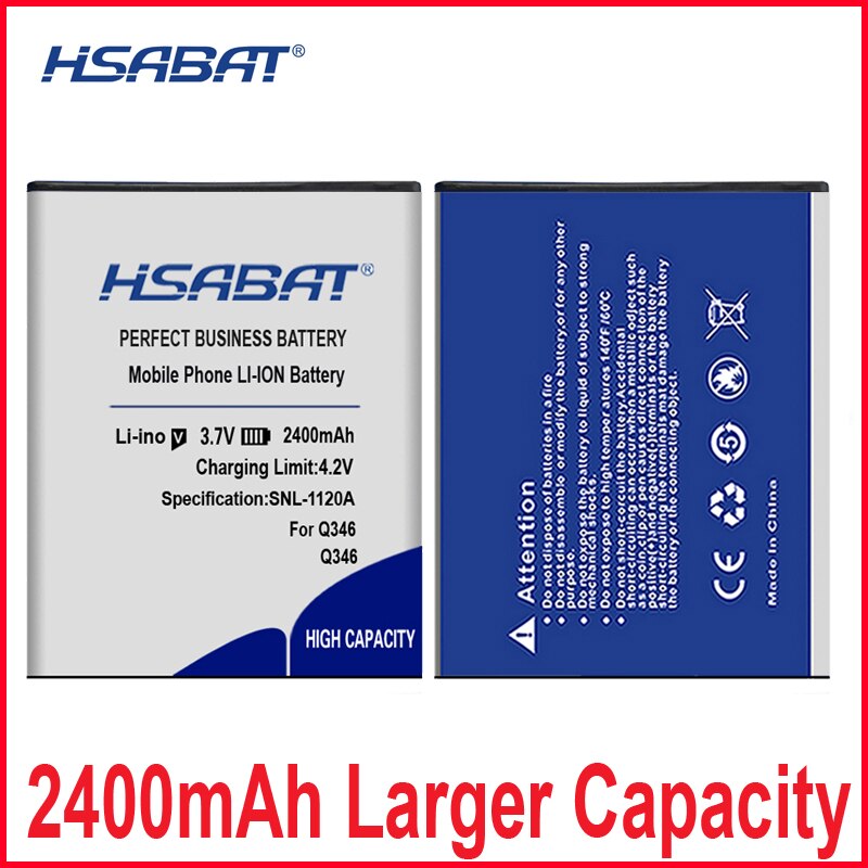 Hsabat Hoge Capaciteit 2400 Mah Q346 Batterij Voor Micromax Q346 Mobiele Telefoon Vervangende Accumulator