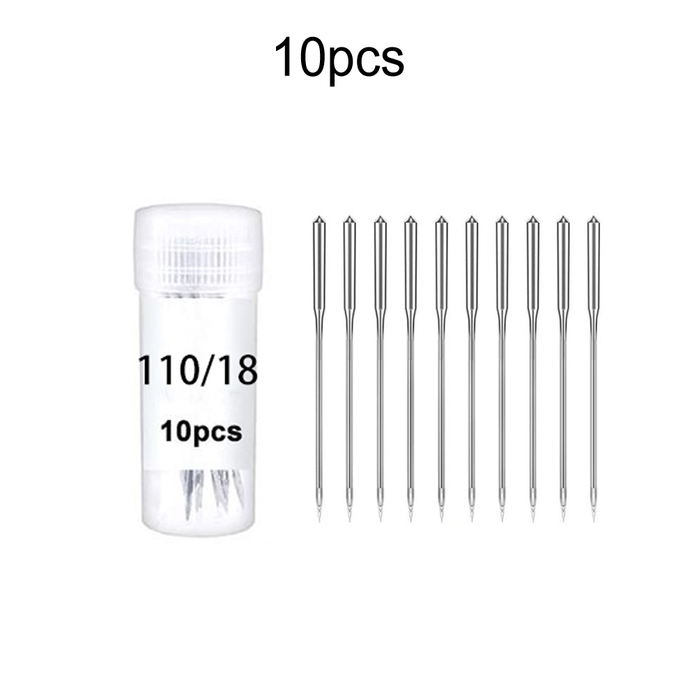 10pcs/lot Sewing Machine Needles 5 Sizes Jeans Universal Regular Point Sewing Needle for Home Sewing Machine Supplies Set: 10pcs 110size