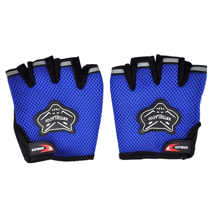 chico s deportes al aire libre guantes de moto transpirables Fitness medio dedo estilo moto guante para niño chico guantes de moto de cross