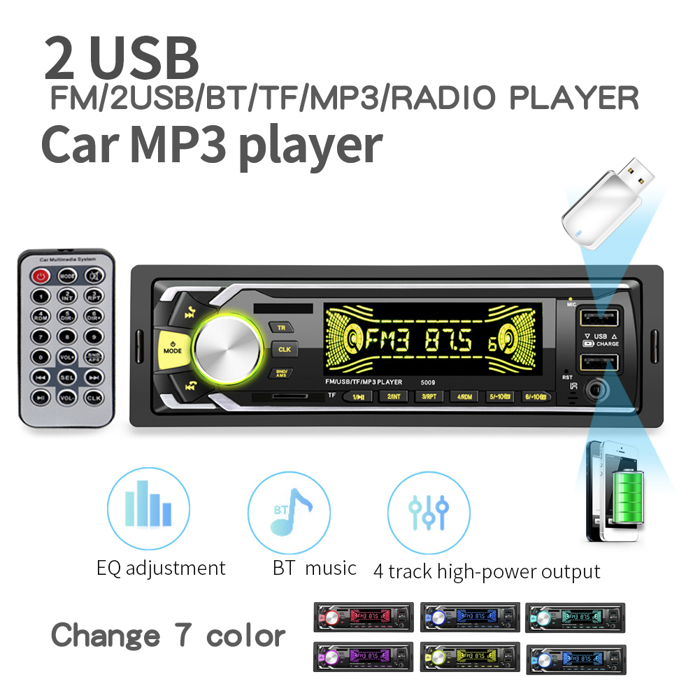 Auto Radio 4.1 ''Enkele 1DIN MP5 MP3 Speler Aux Ingang Ontvanger Bluetooth Stereo Radio Ondersteuning MP3/WMA/ WAV/USB/TF card