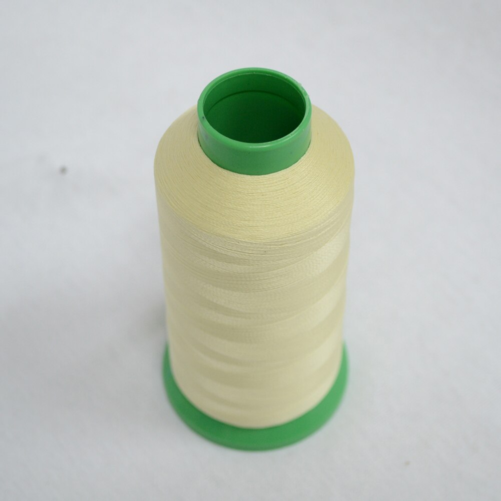 hilo de coser de POLIÉSTER + luminoso que brilla en la oscuridad, para bordar, DIY: Light Yellow