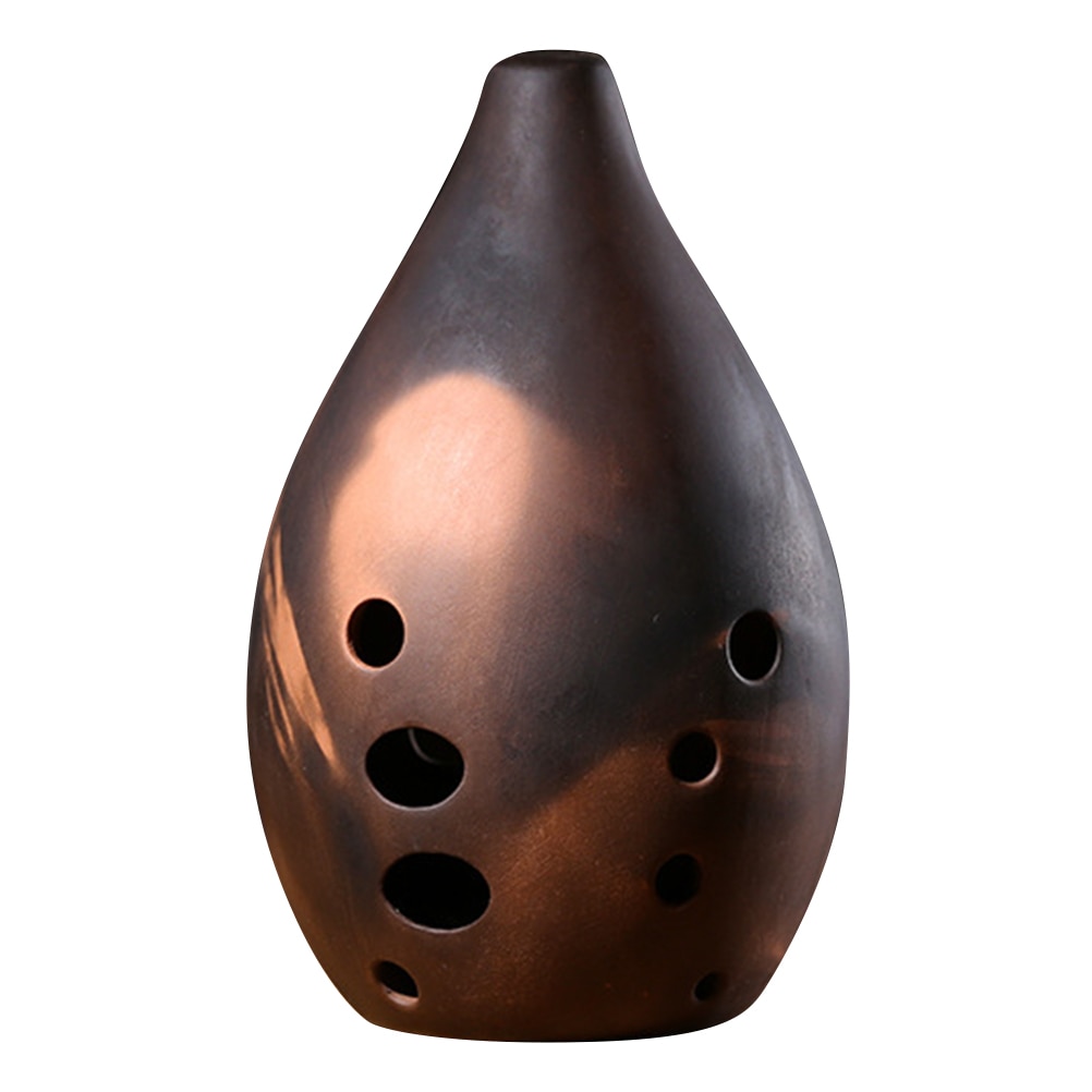 1pc kinesisk fløyte 10 hull xun instrument keramisk ocarina gammelt musikkinstrument for nybegynnere artister utøvere: G-tasten
