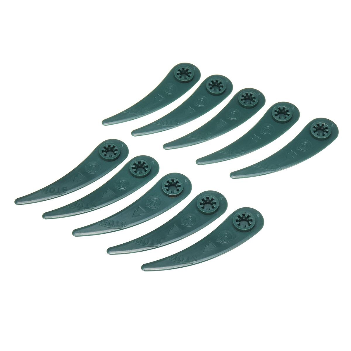 100pcs Plastic Blade Durablade Grass Trimmer Lawnmower Cutter Blades For Bosch ART 23/26-18 Garden Lawn Machine Accessories Tool