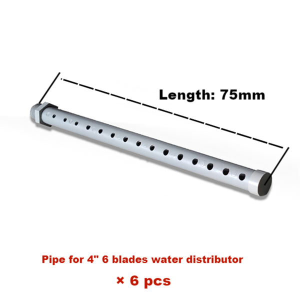 Tour de refroidissement ABS, tête d&#39;arrosage, distributeur d&#39;eau rotatif, pièces de rechange avec tuyau de Distribution d&#39;eau