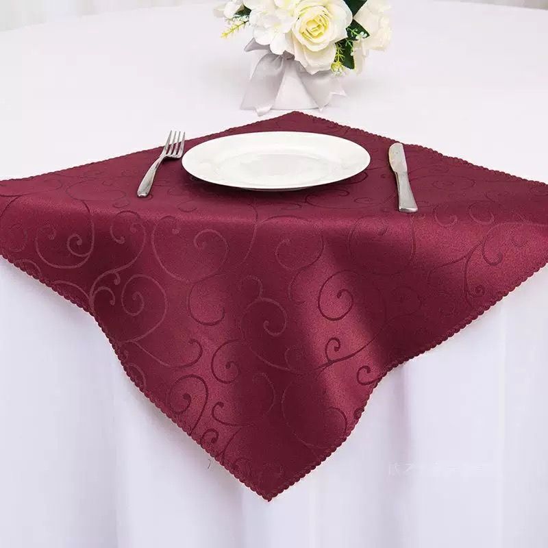 10PCS Hotel Coffee Shop Cup Cloth Placemat Cloth Restaurant Napkin Cloth Folded Square Cloth Mouth Cloth Does Not Shed Hair: Type 2